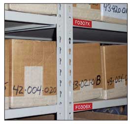 Sign fasteners and adhesives sample